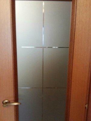 Алмазная грань на стекле