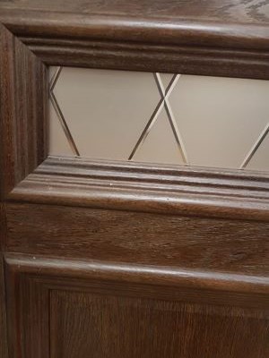 Алмазная грань на стекле