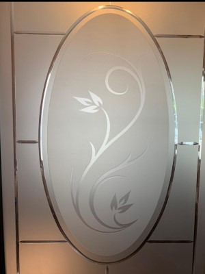 Алмазная грань на стекле