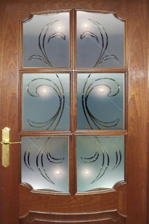 Алмазная грань на стекле