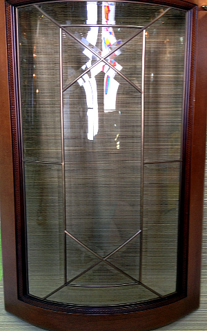 Ремонт гнутых фасадов. 