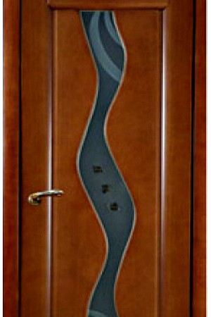 Фигурные стекла в межкомнатной двери 