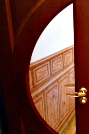 Стекло двусторонние ромбы в межкомнатной двери