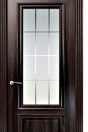 Матовое стекло с рисунком в межкомнатную дверь