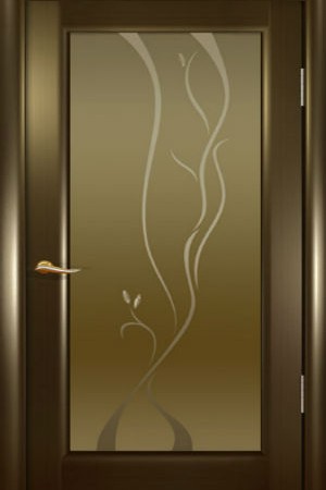 Бронзовое стекло для дверей