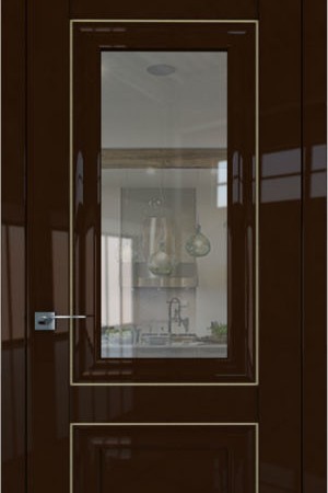 Прозрачное стекло для межкомнатных дверей