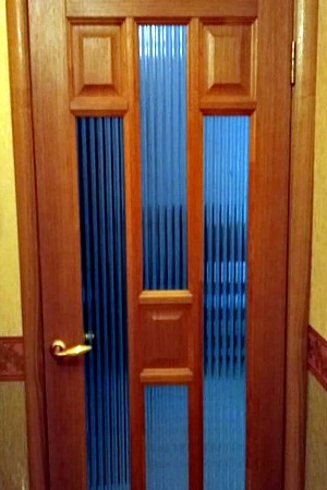 Рифленое стекло для межкомнатных дверей