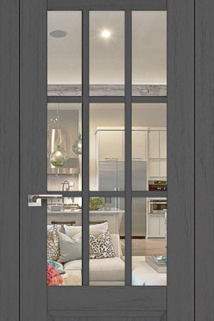 Прозрачное стекло для межкомнатных дверей