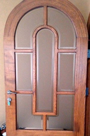 Бронзовое стекло для дверей