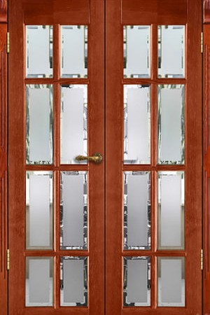 Стекло с фацетом для межкомнатных дверей