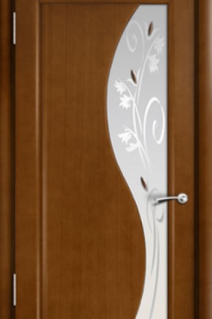 Стекло с матовым рисунком и фьюзингом