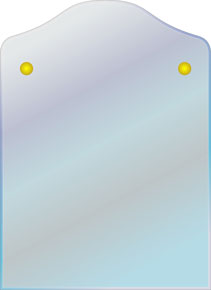 Фигурные зеркала.