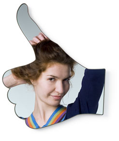 Фигурные зеркала.