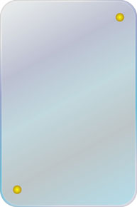 Фигурные зеркала.