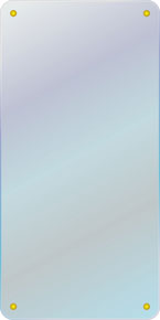 Фигурные зеркала.