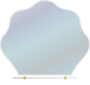 Зеркало с полочкой