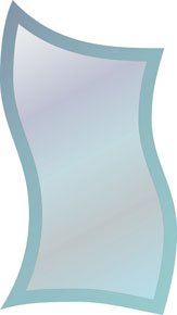 Фигурные зеркала.