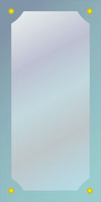 Фигурные зеркала.