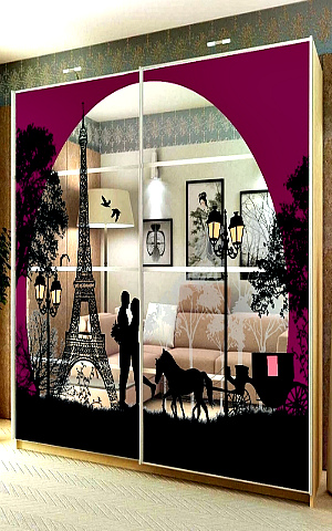 Фотопечать на зеркале .