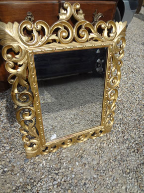 Замена разбитого зеркала в старинных багетах