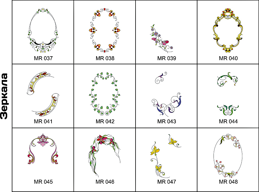 Цветные витражи для мебельных фасадов