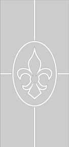 Матовый витраж: МФ-Лилия в овале