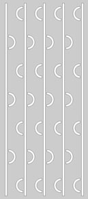 Матовый витраж: МФ-Линии007