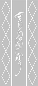 Матовый витраж: МФ-Орнамент008