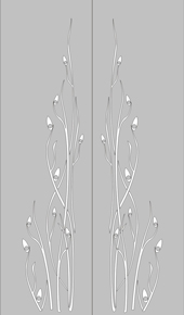 Матовый витраж: ШК-08-5