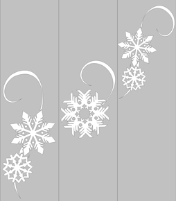 Зеркальные двери для шкафа-купе с матовым рисунком.