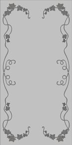 Матовый витраж: Виноград