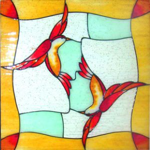 Полимерный витраж