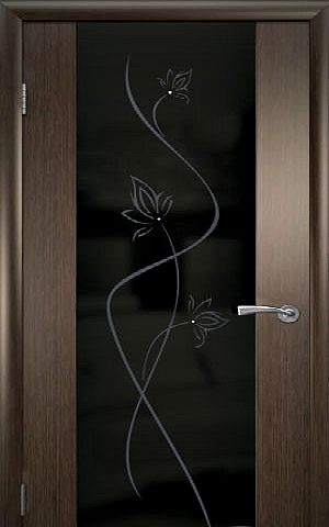 Пескоструйный матовый рисунок.