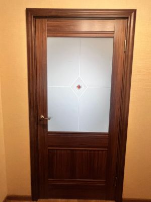 Пескоструйный матовый рисунок.