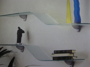 Гнутые стеклянные полки