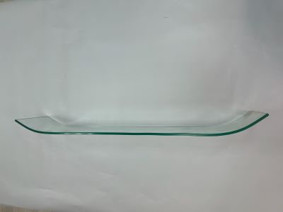 Полка стеклянная гнутая