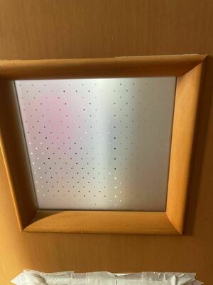 Стекло узорчатое пунто в двери