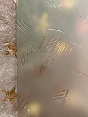 Декоративное стекло Шале бронза 