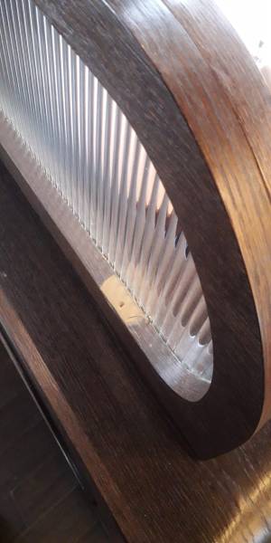 Узорчатое стекло Мару в интерьере 