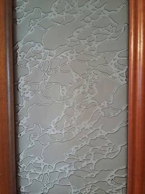 Декоративное стекло дельта бронза