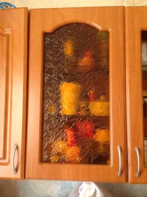 Декоративное стекло Дельта Золото