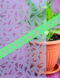 Декоративное стекло для дверей