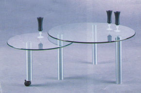 Журнальный стеклянный стол