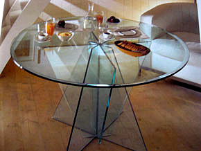 Стеклянные столешницы