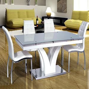 Цветные стеклянные столешницы.