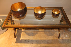 Прозрачная столешница из стекла