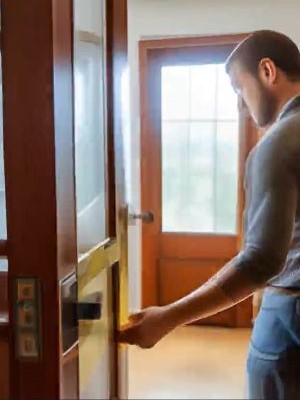 ЗАМЕР стекла в двери